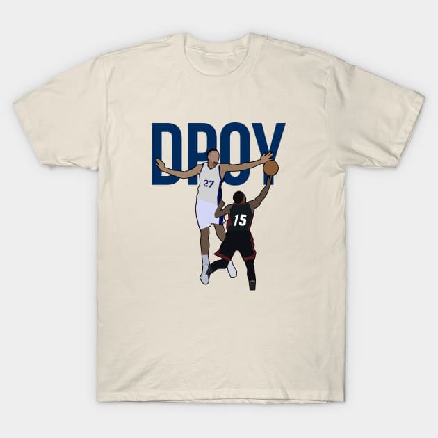 Rudy Gobert - DPOY T-Shirt by xavierjfong